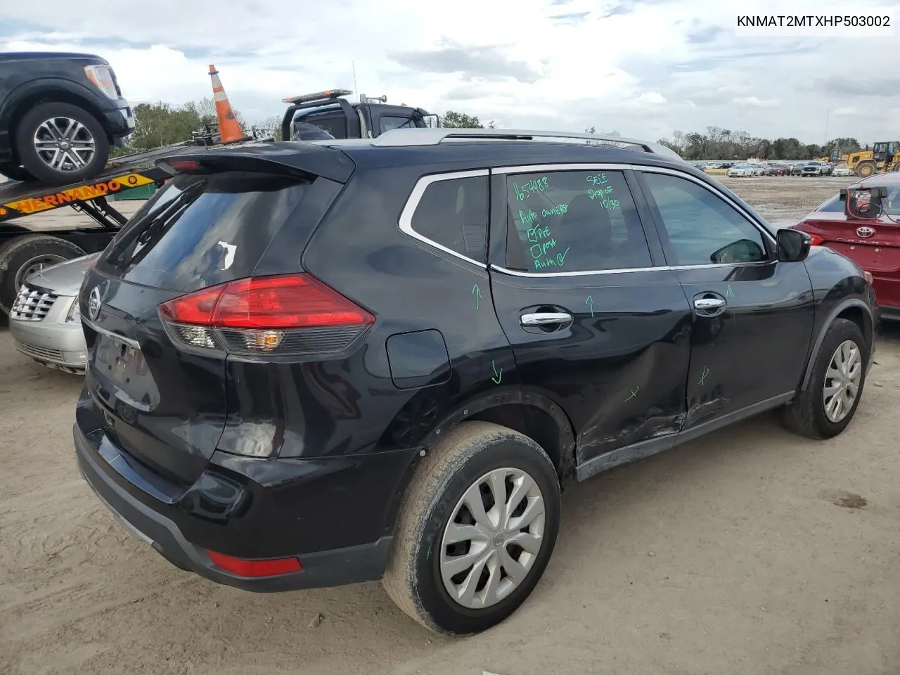 2017 Nissan Rogue S VIN: KNMAT2MTXHP503002 Lot: 79497254