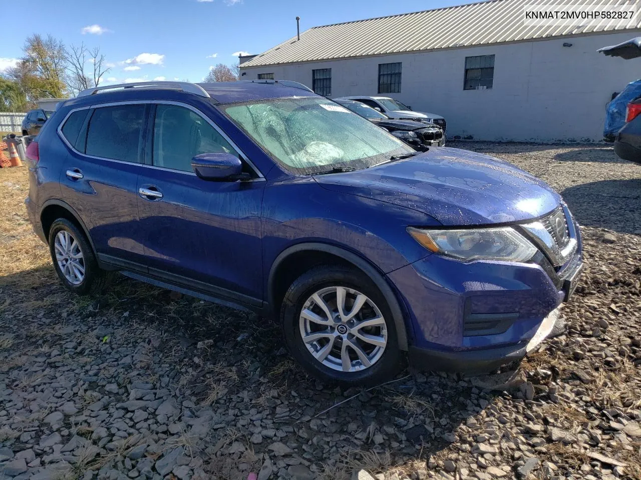 2017 Nissan Rogue S VIN: KNMAT2MV0HP582827 Lot: 79637714