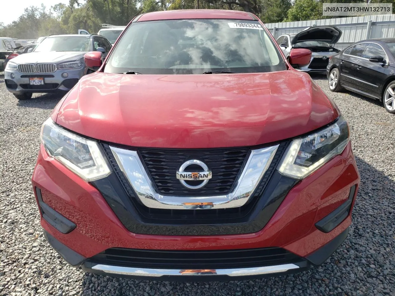 2017 Nissan Rogue S VIN: JN8AT2MT3HW132713 Lot: 79893344