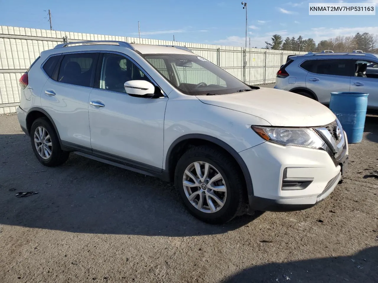 2017 Nissan Rogue S VIN: KNMAT2MV7HP531163 Lot: 79937414