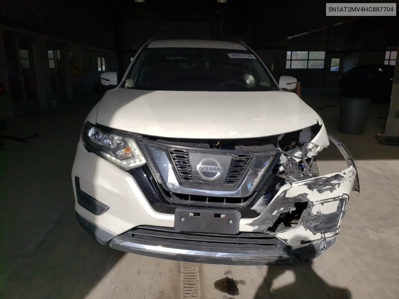 2017 Nissan Rogue Sv VIN: 5N1AT2MV4HC887704 Lot: 80032134