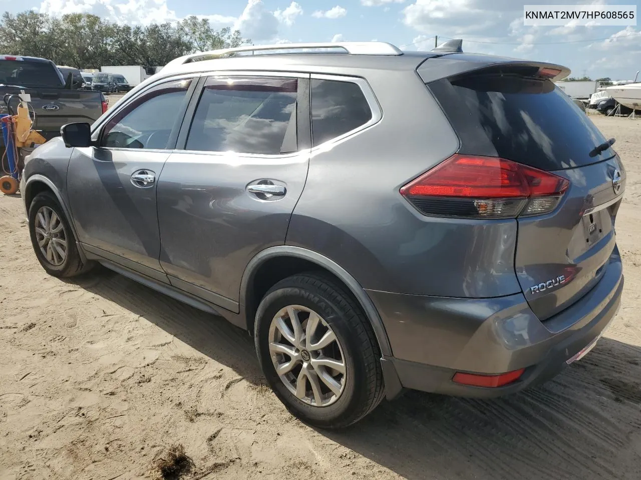 2017 Nissan Rogue S VIN: KNMAT2MV7HP608565 Lot: 80153054