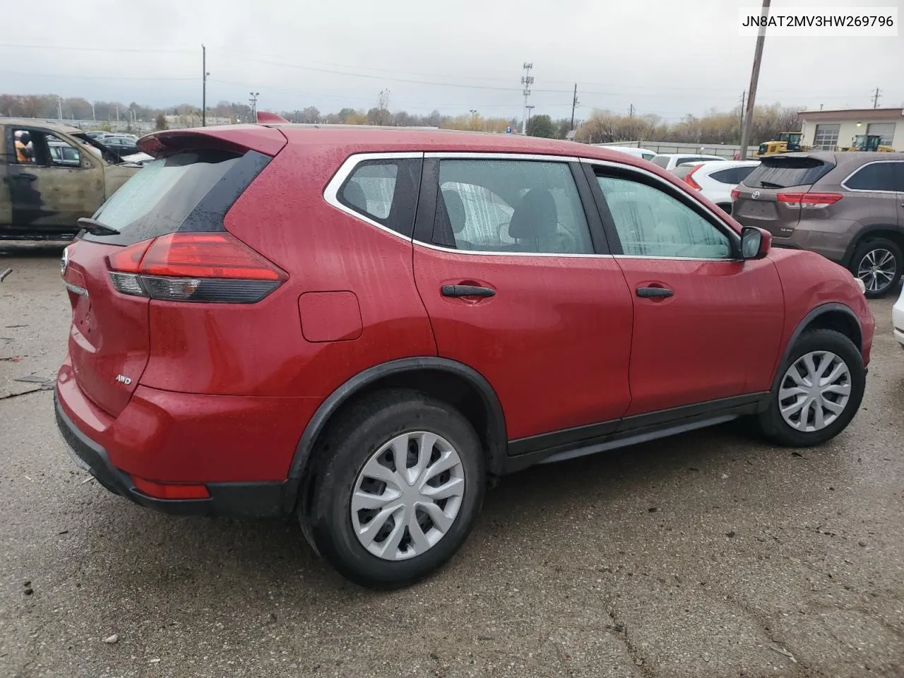 2017 Nissan Rogue S VIN: JN8AT2MV3HW269796 Lot: 80330284