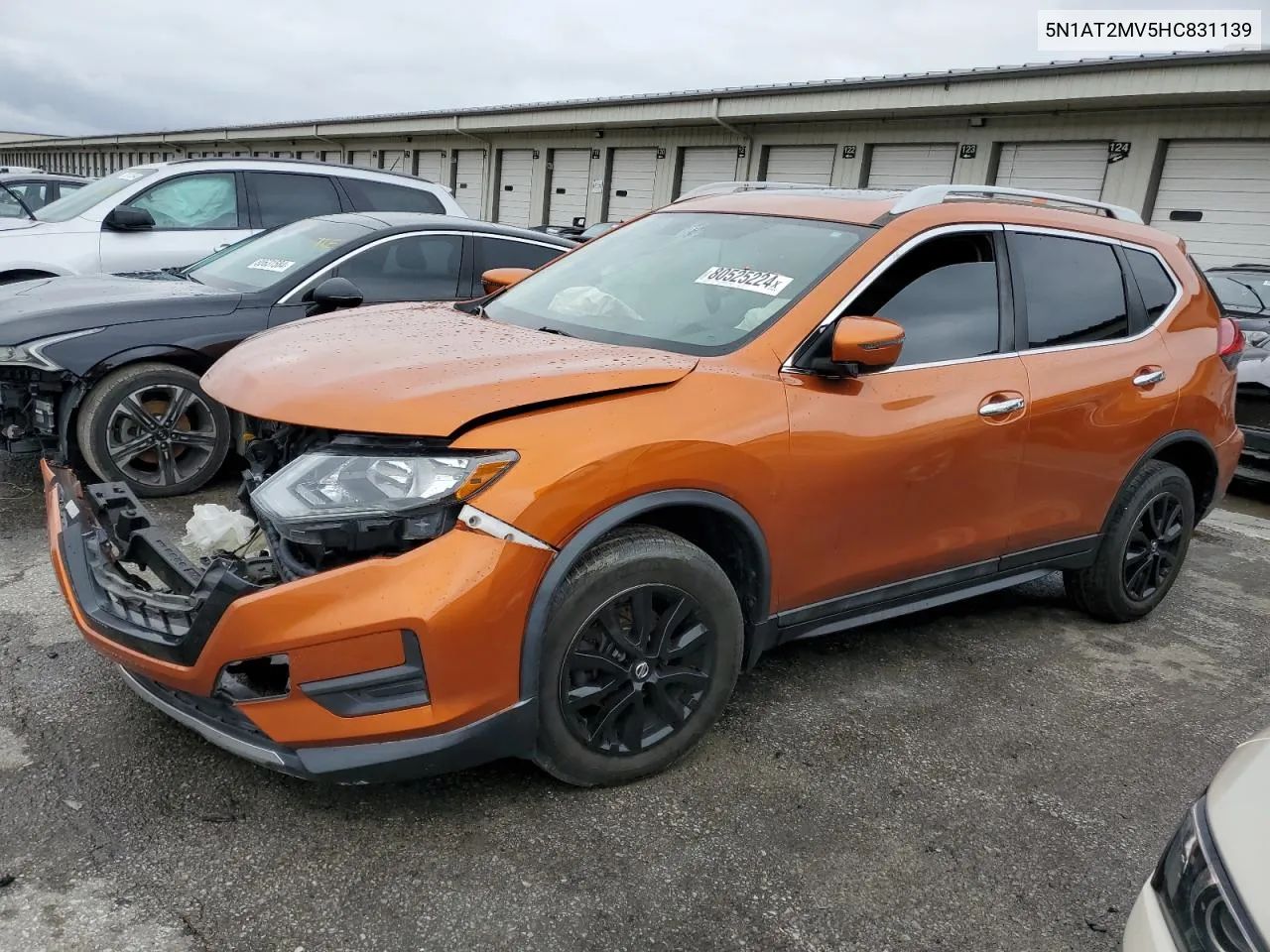 2017 Nissan Rogue Sv VIN: 5N1AT2MV5HC831139 Lot: 80525224