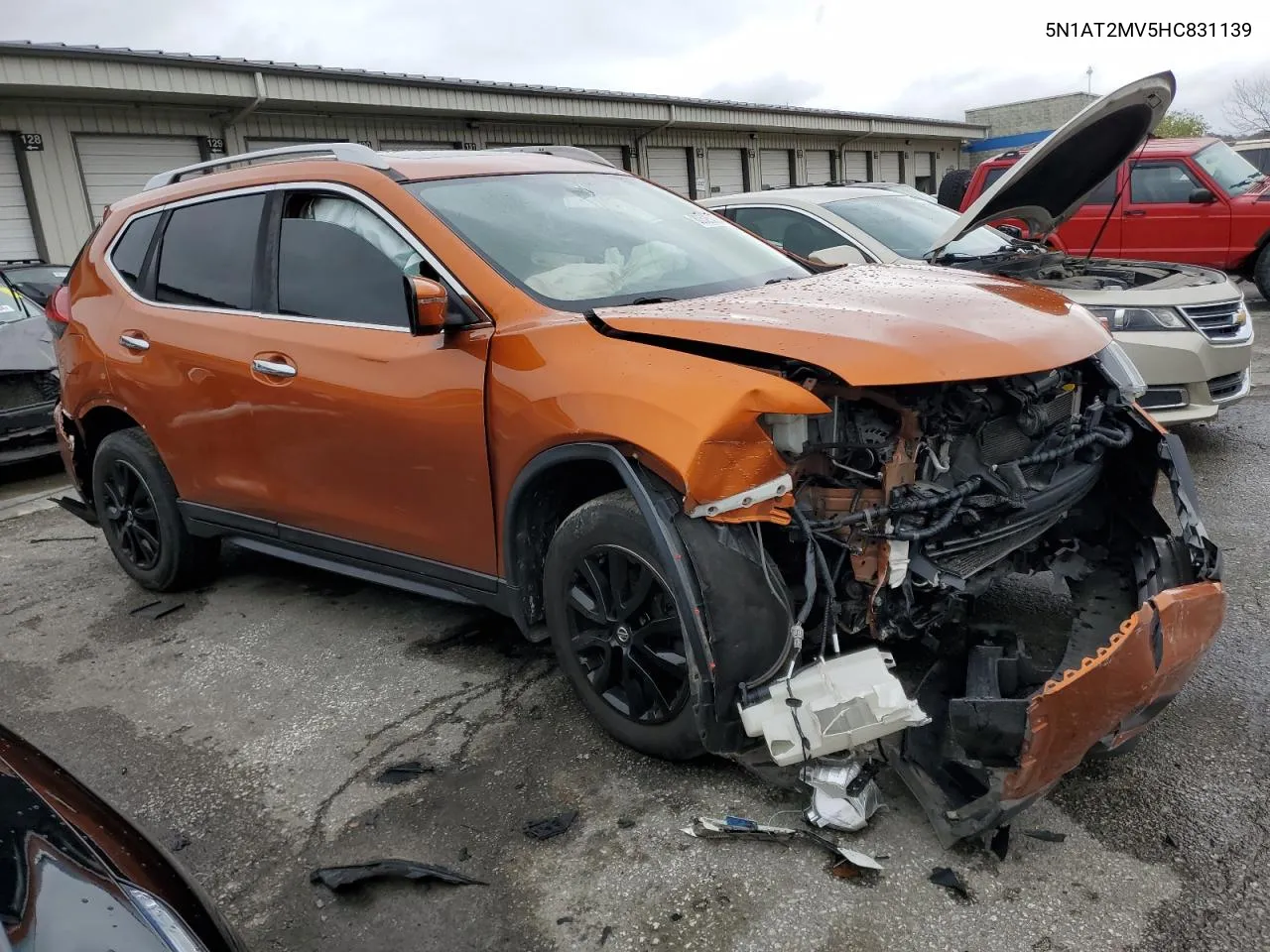 2017 Nissan Rogue Sv VIN: 5N1AT2MV5HC831139 Lot: 80525224