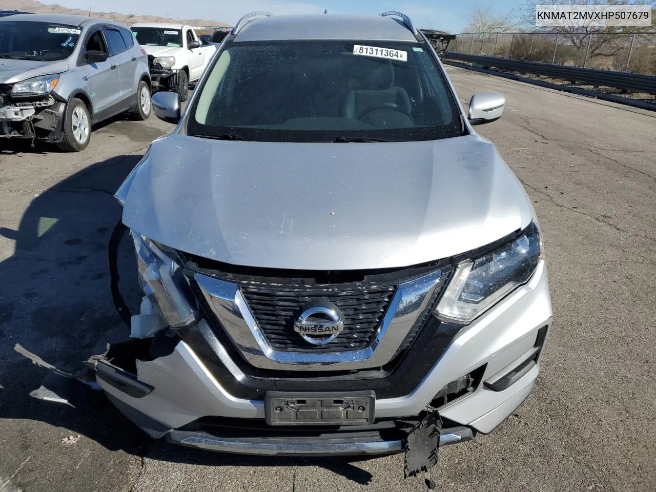 2017 Nissan Rogue S VIN: KNMAT2MVXHP507679 Lot: 81311364