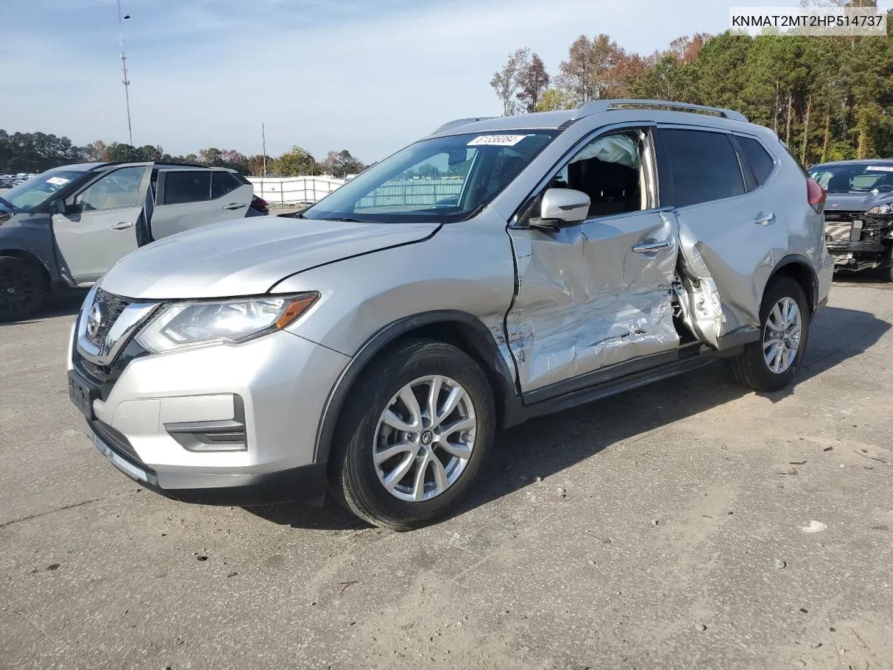 2017 Nissan Rogue S VIN: KNMAT2MT2HP514737 Lot: 81336084