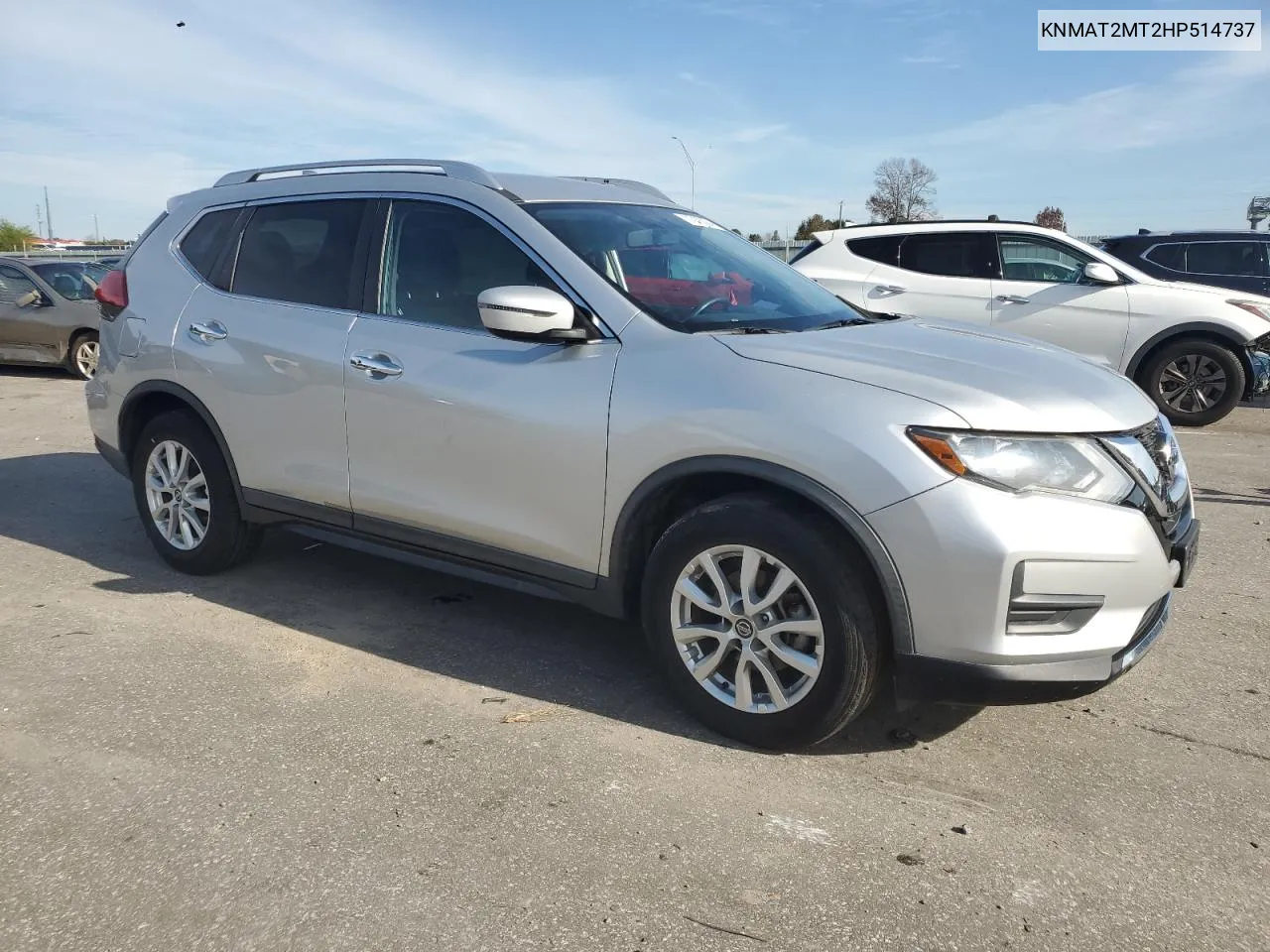 2017 Nissan Rogue S VIN: KNMAT2MT2HP514737 Lot: 81336084