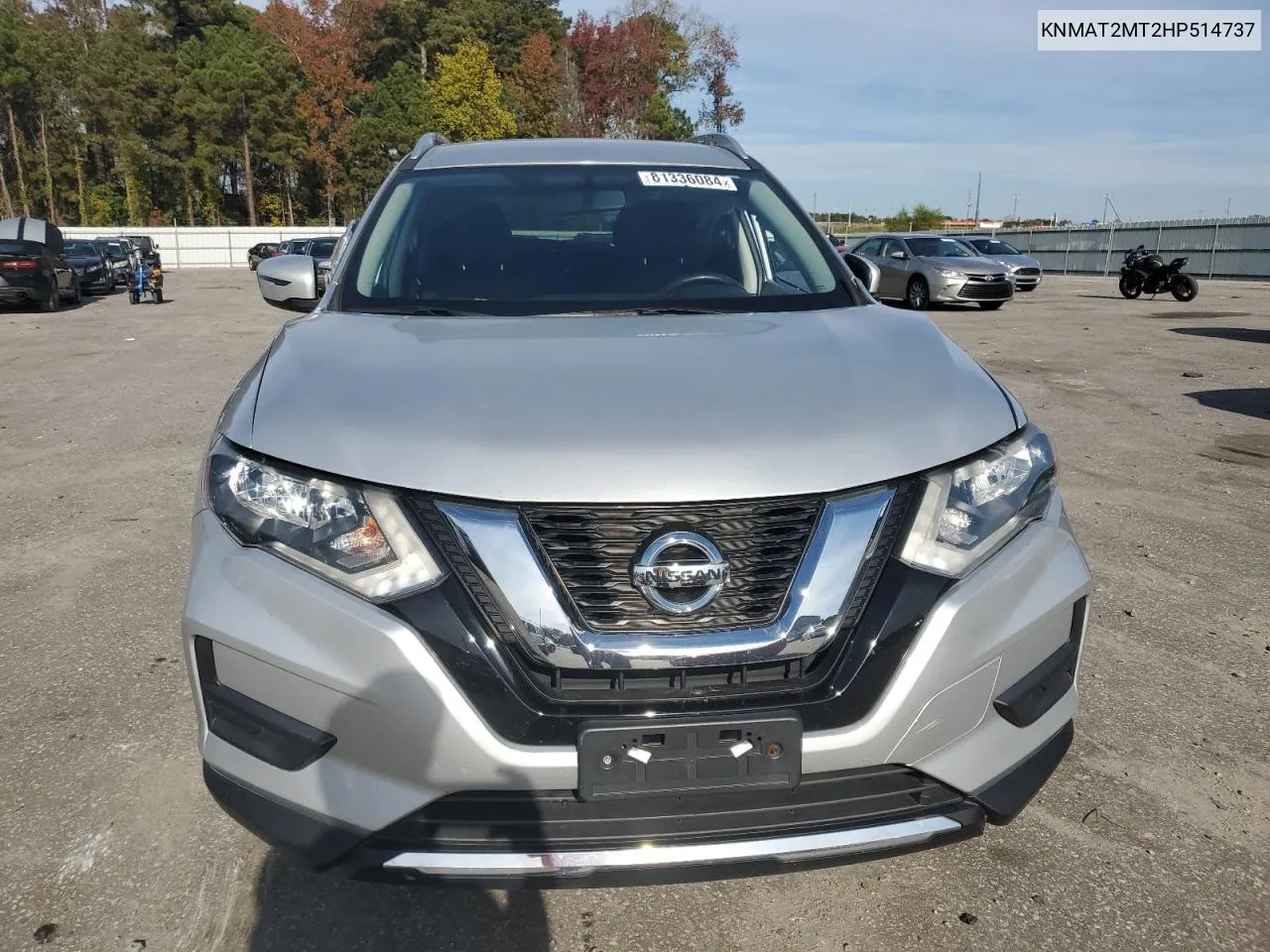 2017 Nissan Rogue S VIN: KNMAT2MT2HP514737 Lot: 81336084