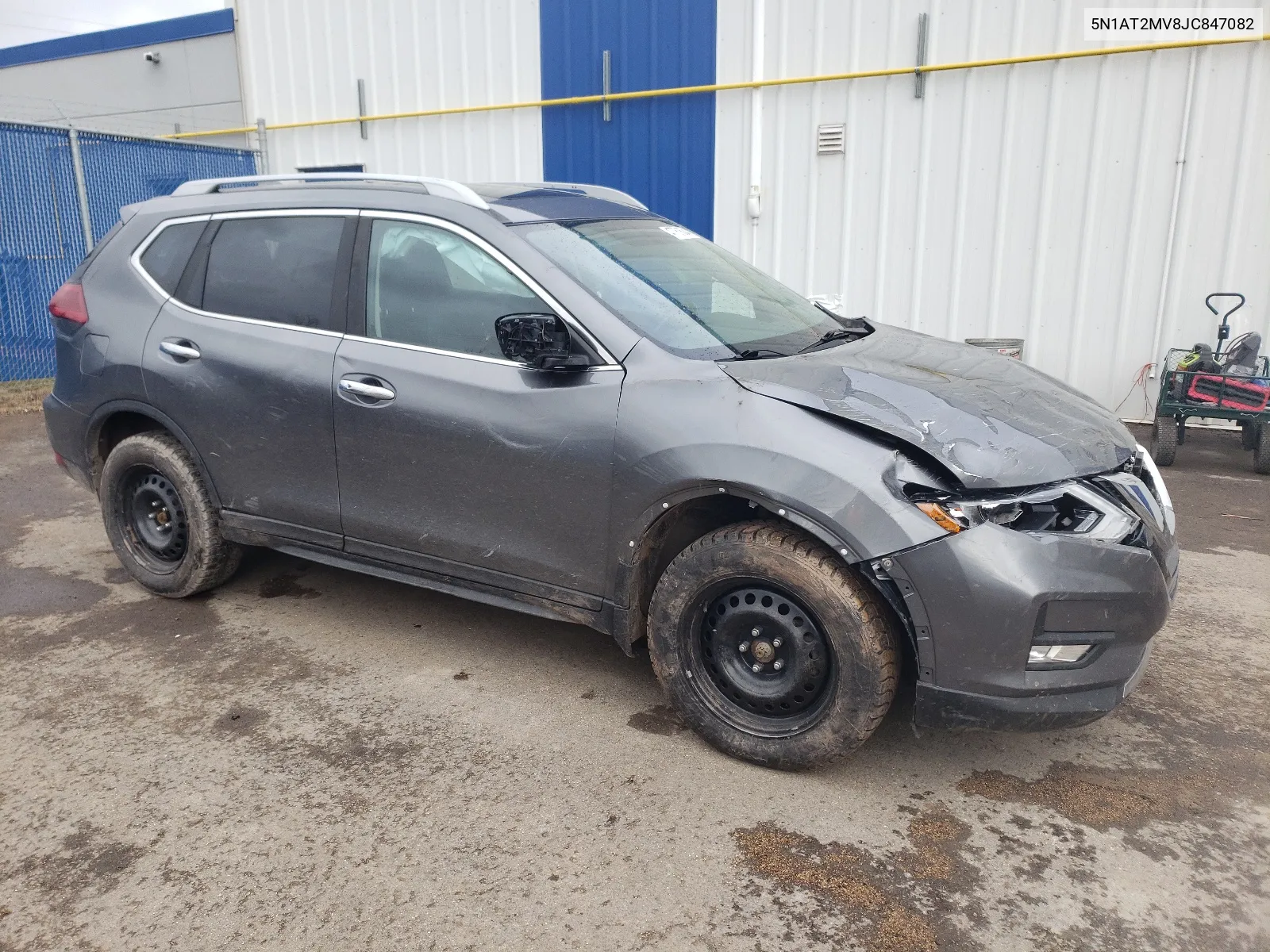 2018 Nissan Rogue S VIN: 5N1AT2MV8JC847082 Lot: 47761634