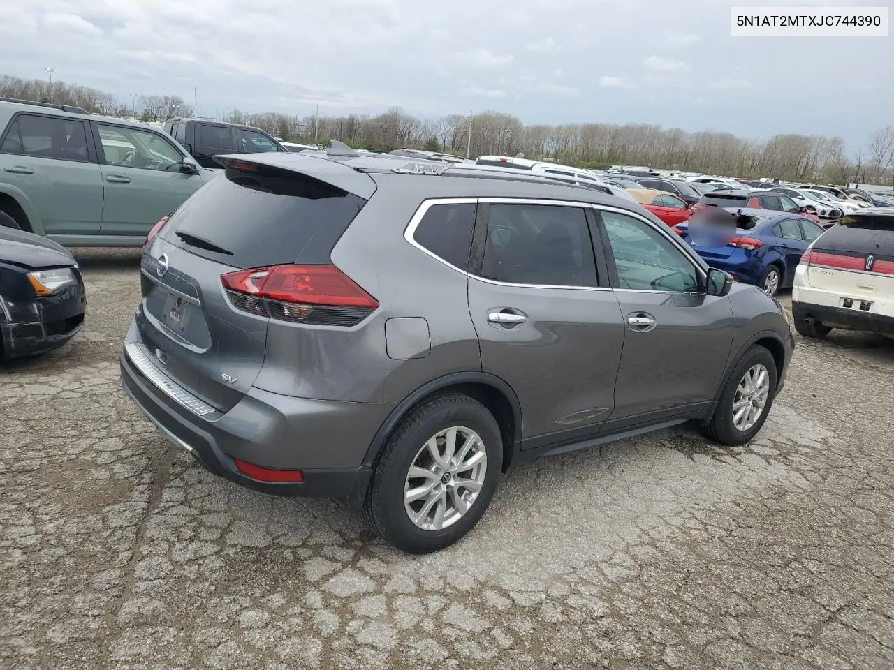 2018 Nissan Rogue S VIN: 5N1AT2MTXJC744390 Lot: 47809674