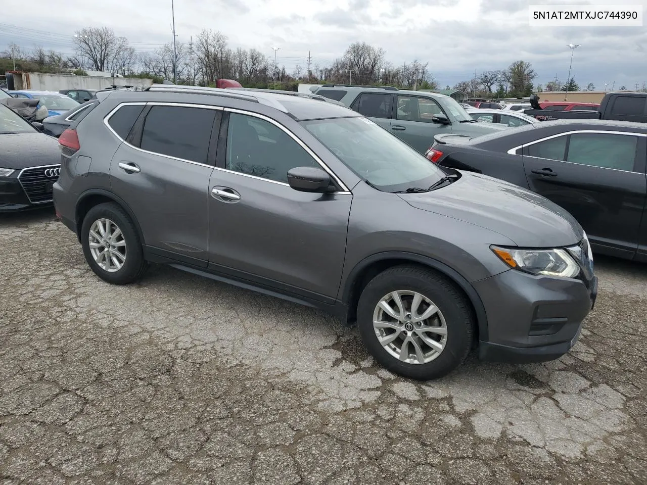 2018 Nissan Rogue S VIN: 5N1AT2MTXJC744390 Lot: 47809674