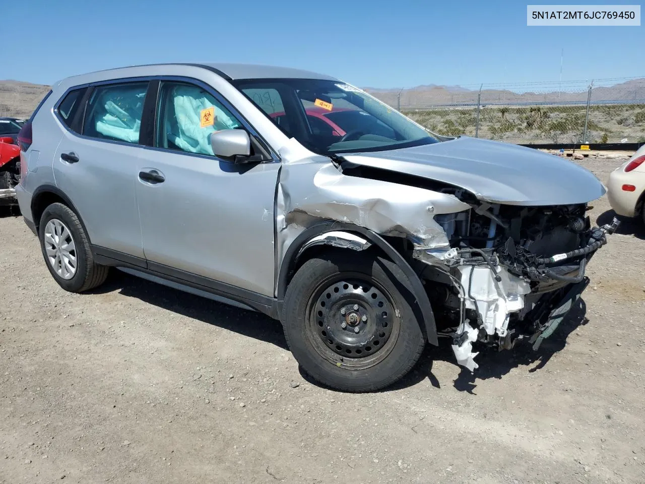 2018 Nissan Rogue S VIN: 5N1AT2MT6JC769450 Lot: 49551544