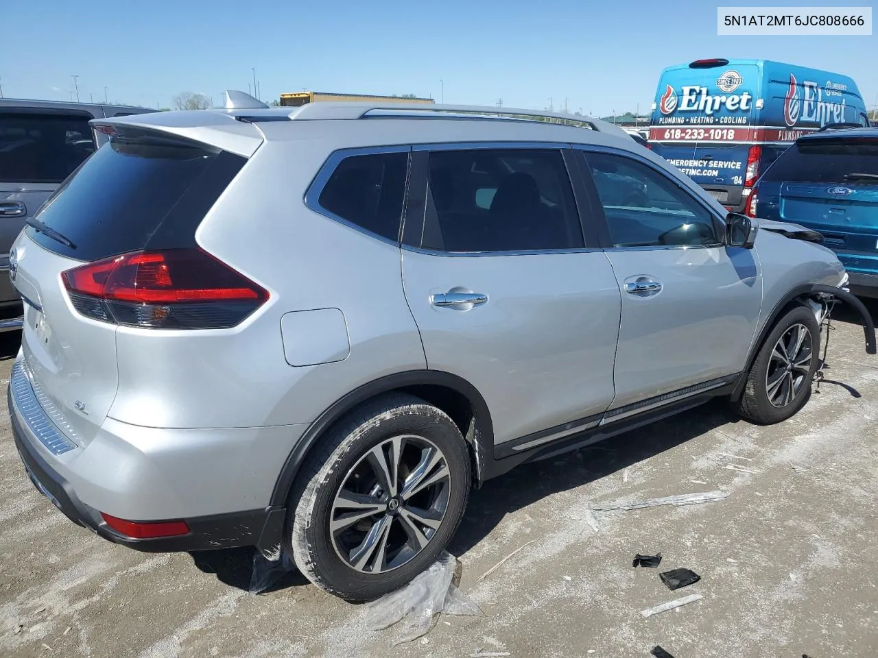 2018 Nissan Rogue S VIN: 5N1AT2MT6JC808666 Lot: 50161774