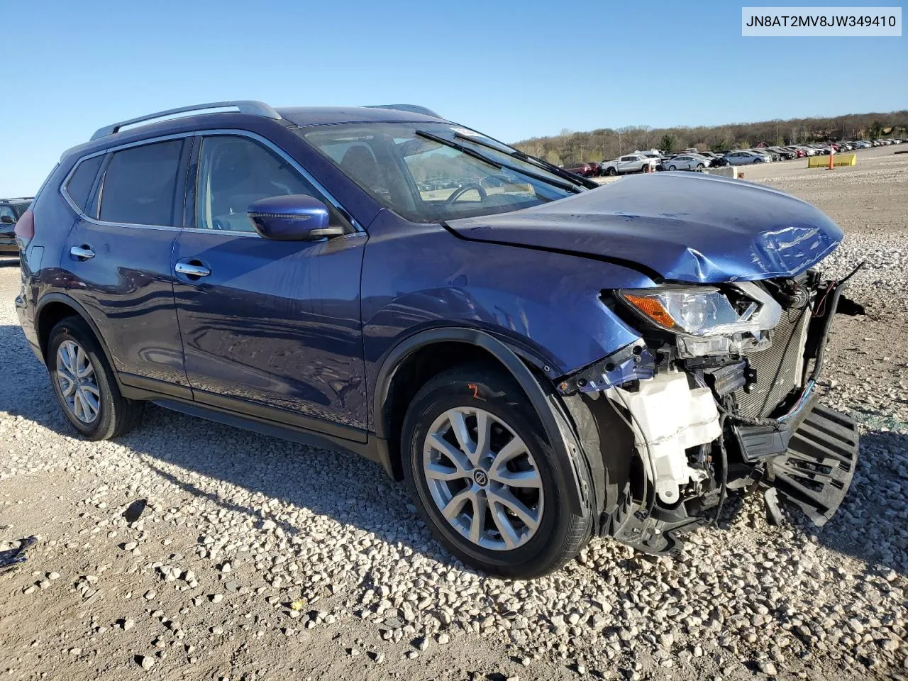 2018 Nissan Rogue S VIN: JN8AT2MV8JW349410 Lot: 50524964