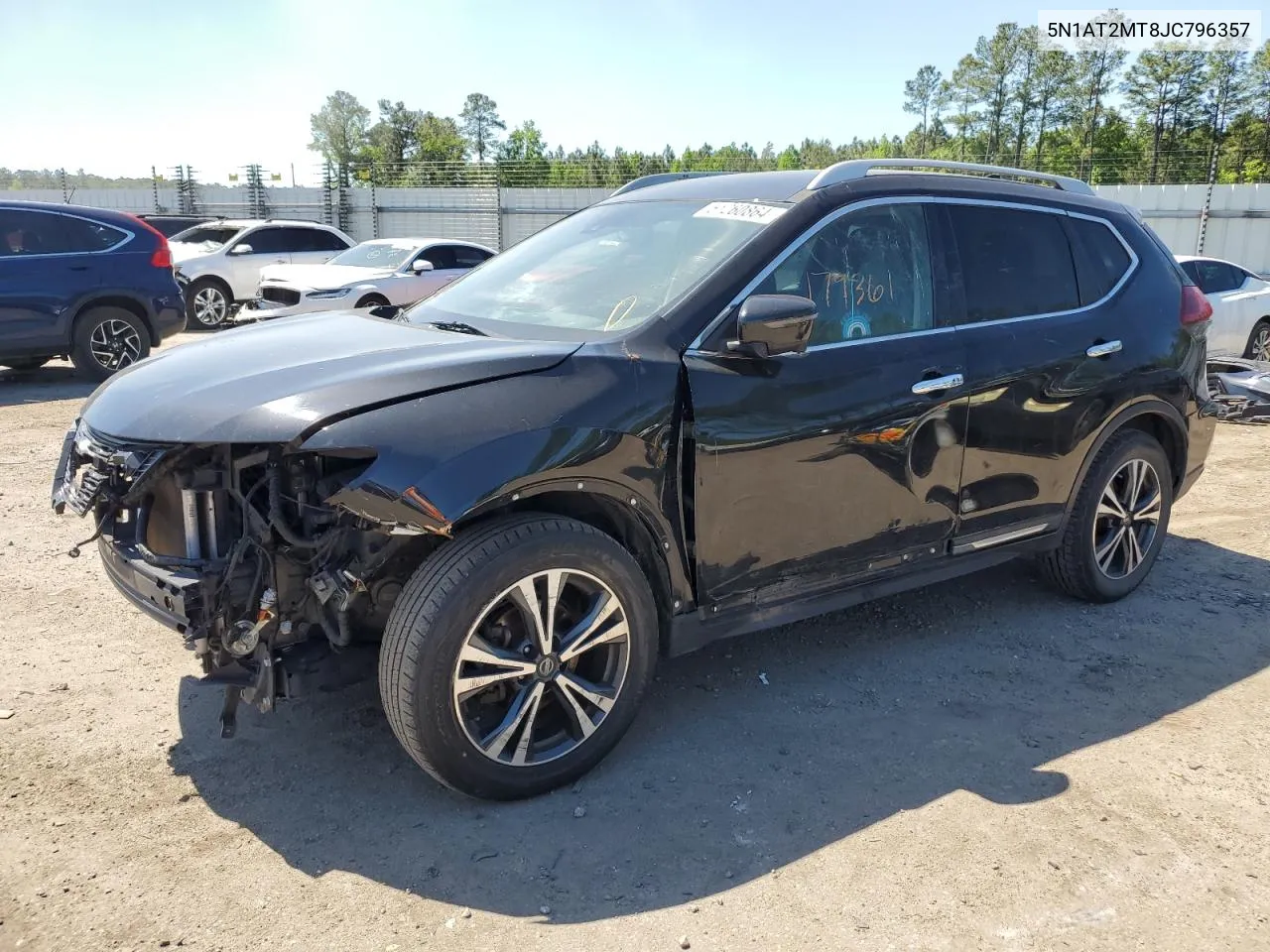 2018 Nissan Rogue S VIN: 5N1AT2MT8JC796357 Lot: 51260864