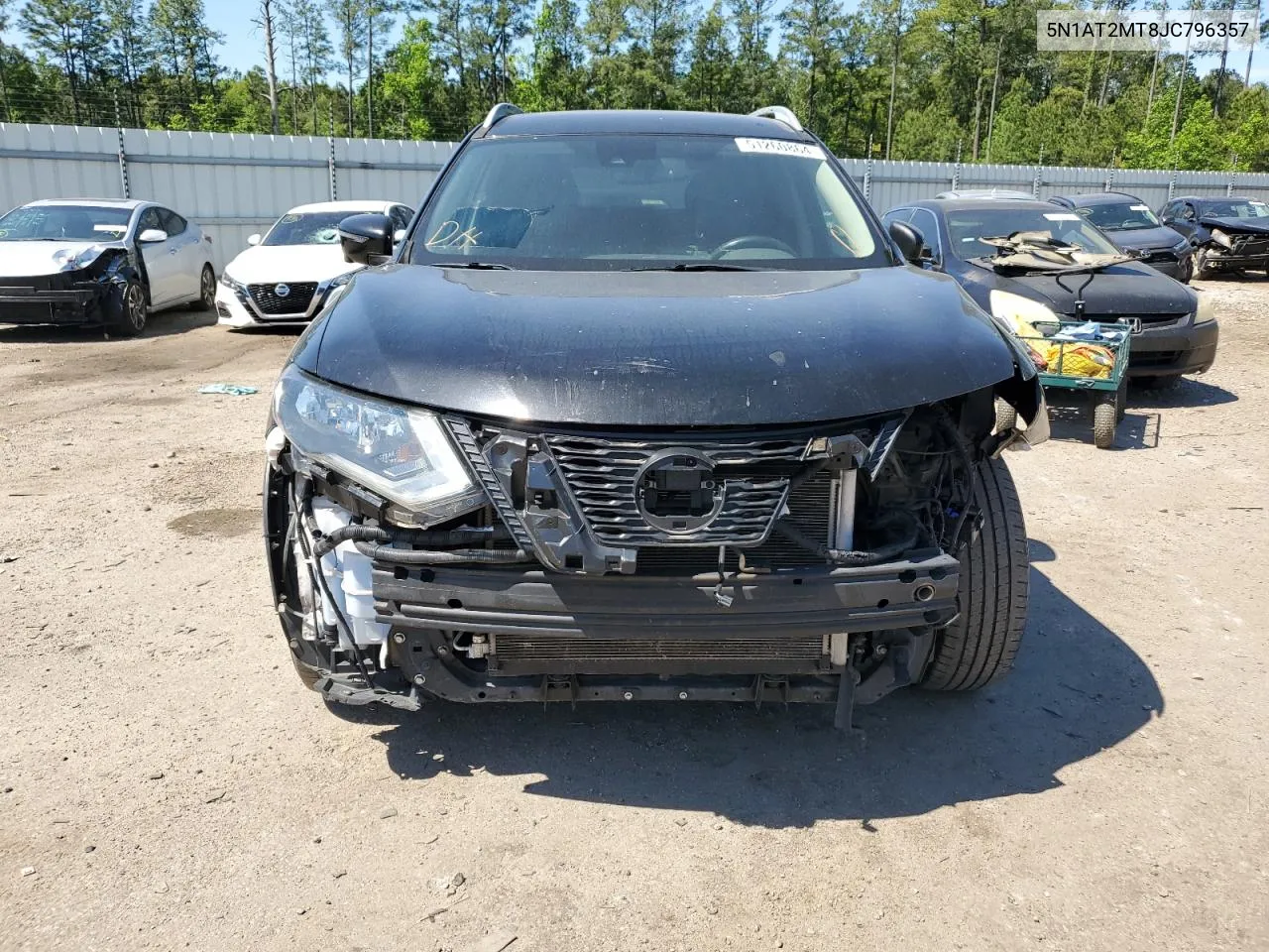 2018 Nissan Rogue S VIN: 5N1AT2MT8JC796357 Lot: 51260864