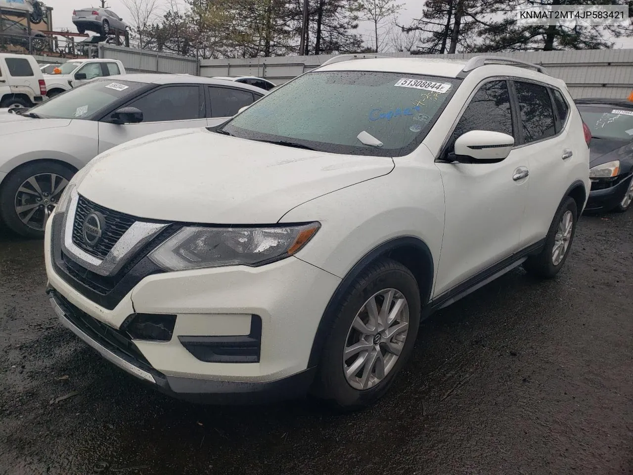 2018 Nissan Rogue S VIN: KNMAT2MT4JP583421 Lot: 51308844