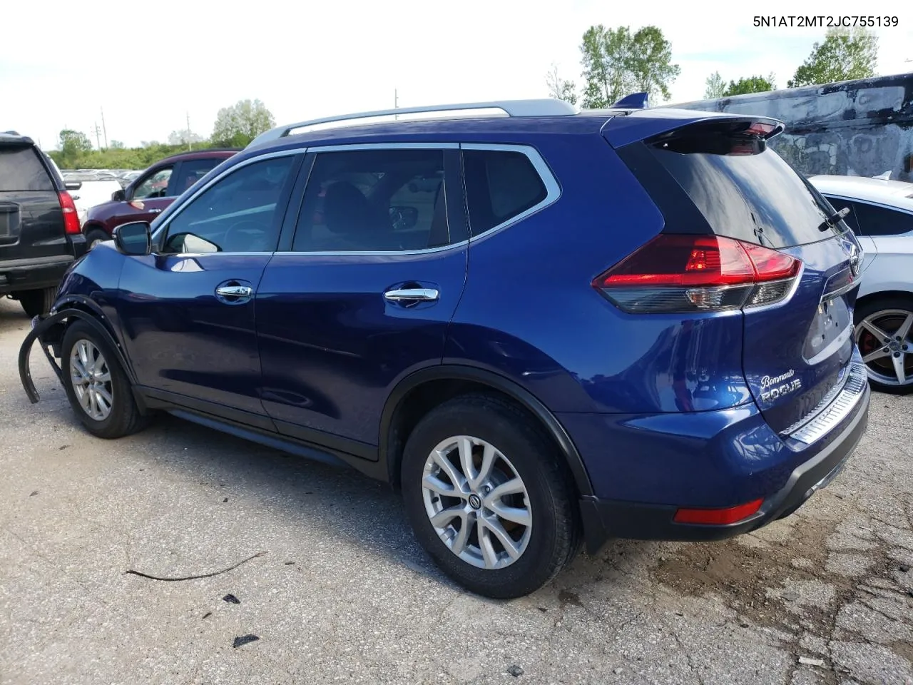 2018 Nissan Rogue S VIN: 5N1AT2MT2JC755139 Lot: 51582754