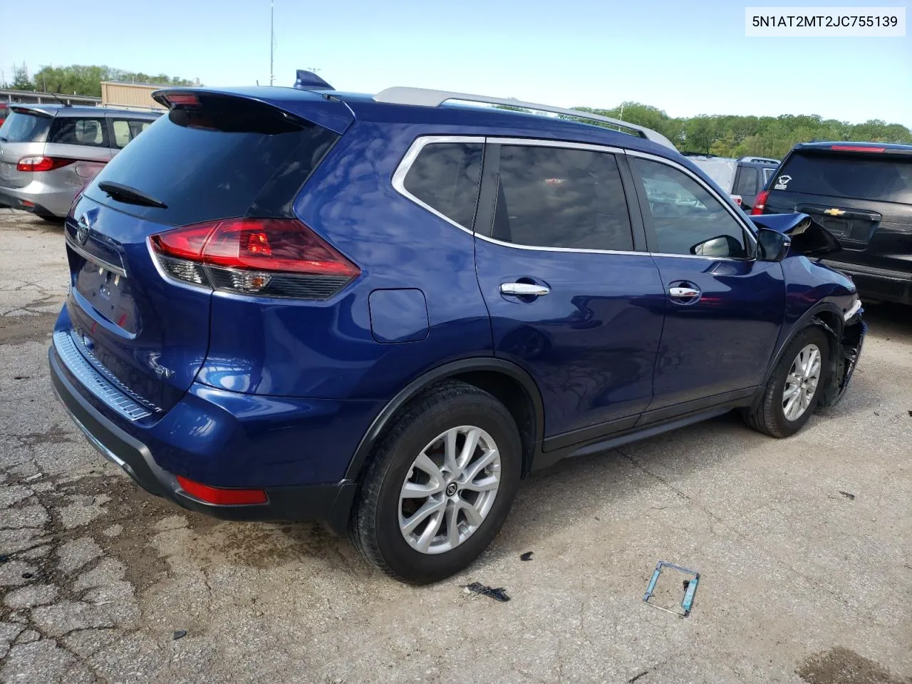 2018 Nissan Rogue S VIN: 5N1AT2MT2JC755139 Lot: 51582754