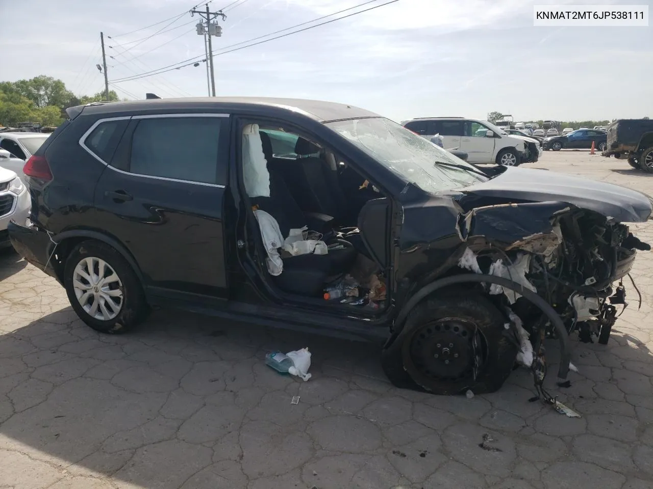 2018 Nissan Rogue S VIN: KNMAT2MT6JP538111 Lot: 51955184