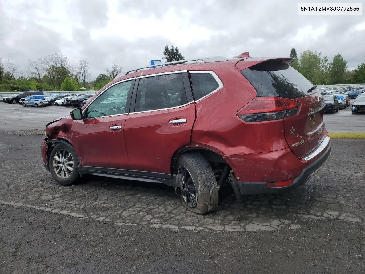 2018 Nissan Rogue S VIN: 5N1AT2MV3JC792556 Lot: 52113324