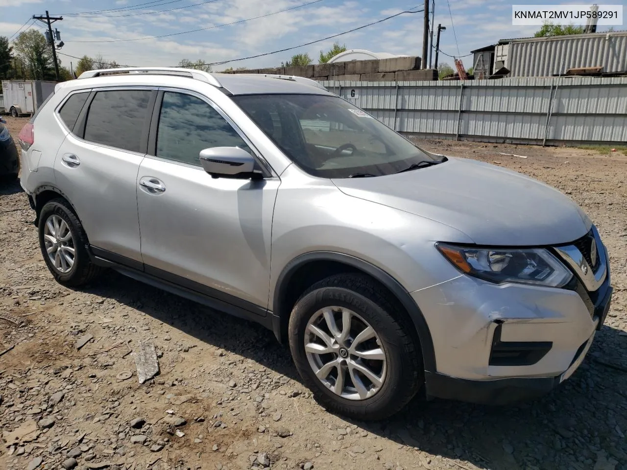 2018 Nissan Rogue S VIN: KNMAT2MV1JP589291 Lot: 52220104