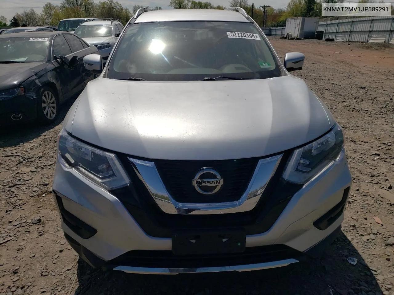 2018 Nissan Rogue S VIN: KNMAT2MV1JP589291 Lot: 52220104