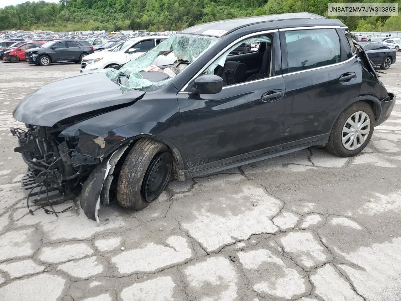 2018 Nissan Rogue S VIN: JN8AT2MV7JW313868 Lot: 52515734