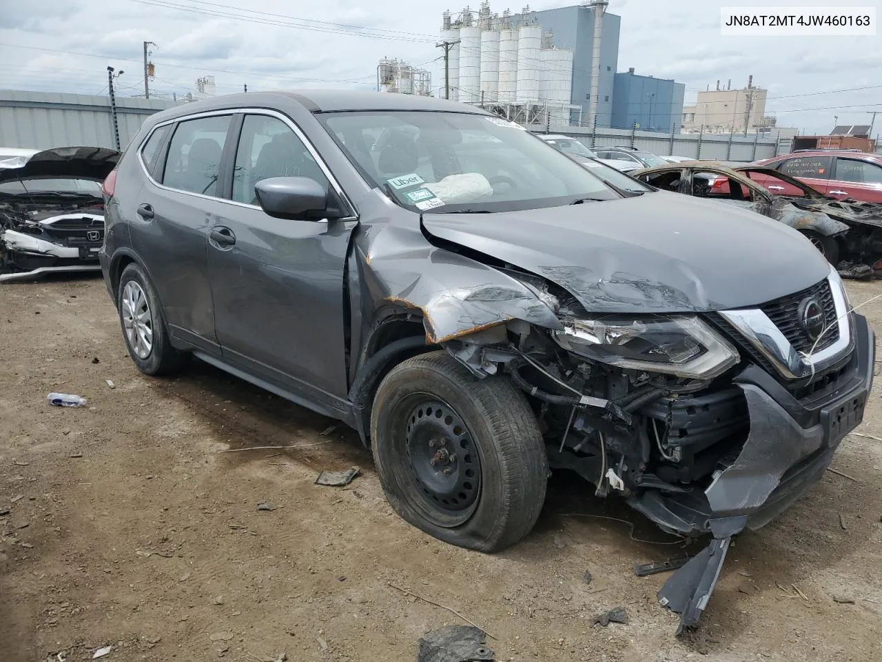 2018 Nissan Rogue S VIN: JN8AT2MT4JW460163 Lot: 53520874