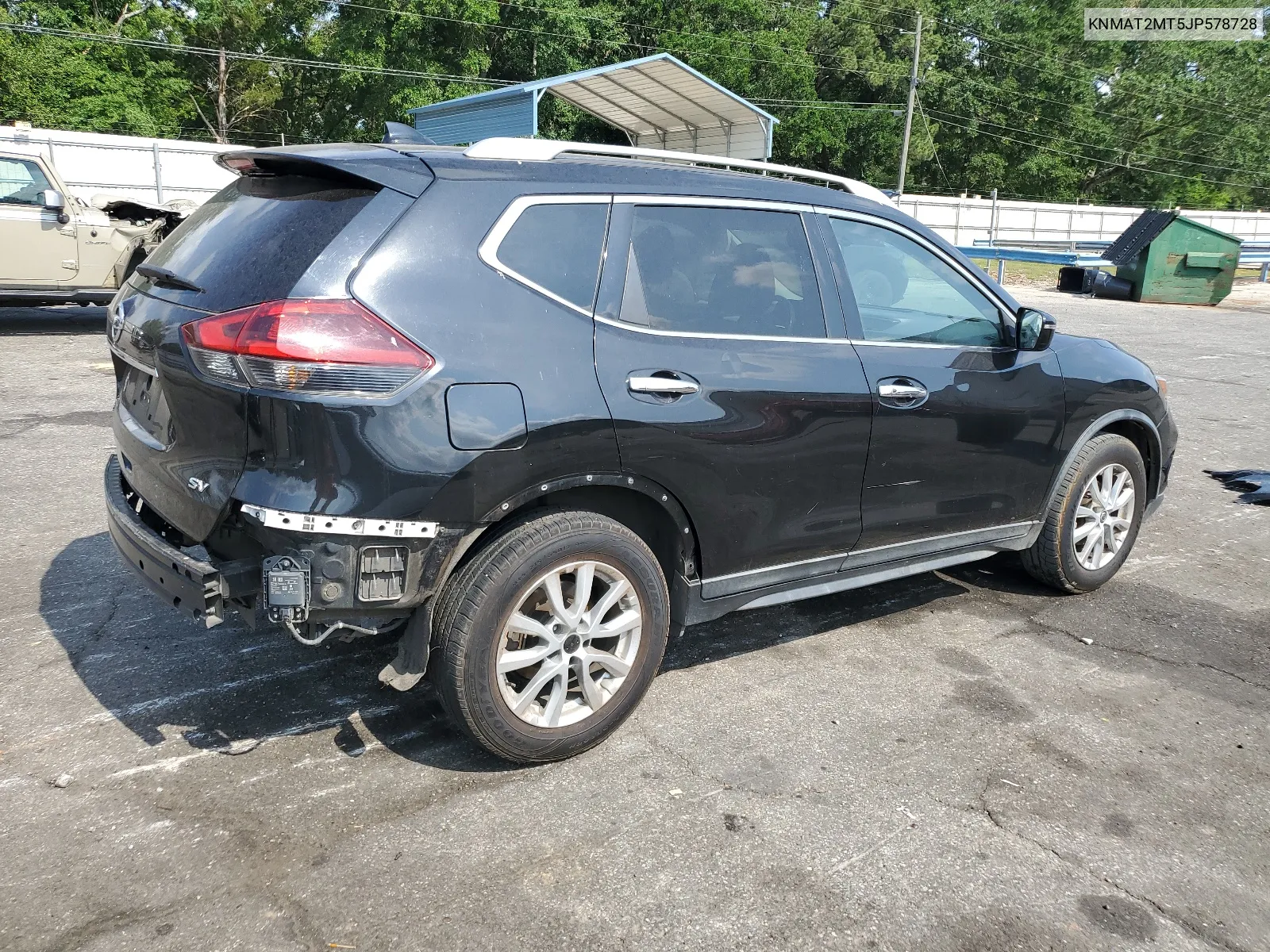 2018 Nissan Rogue S VIN: KNMAT2MT5JP578728 Lot: 54068534