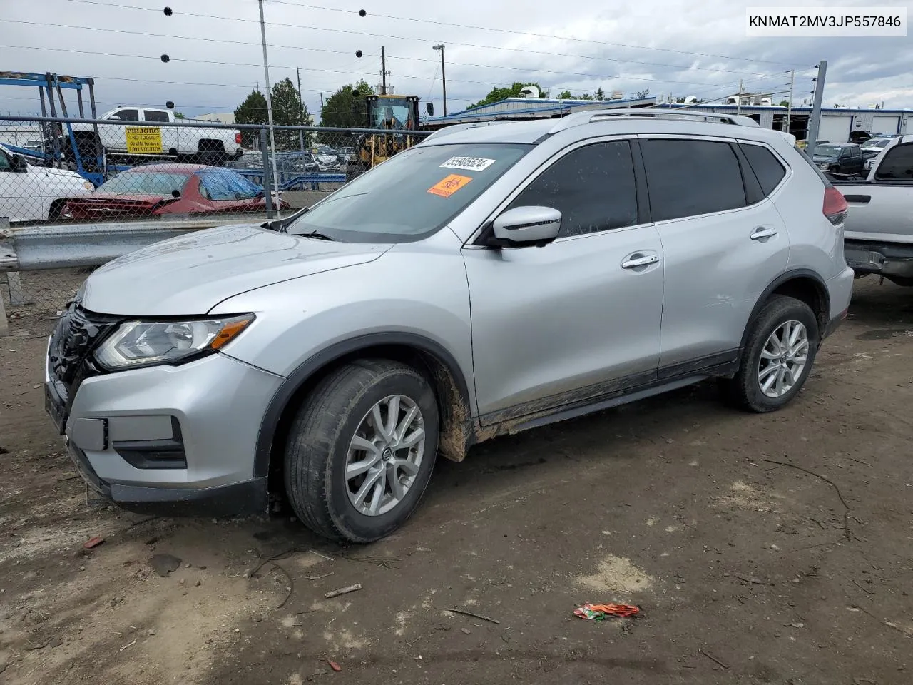 2018 Nissan Rogue S VIN: KNMAT2MV3JP557846 Lot: 55905524