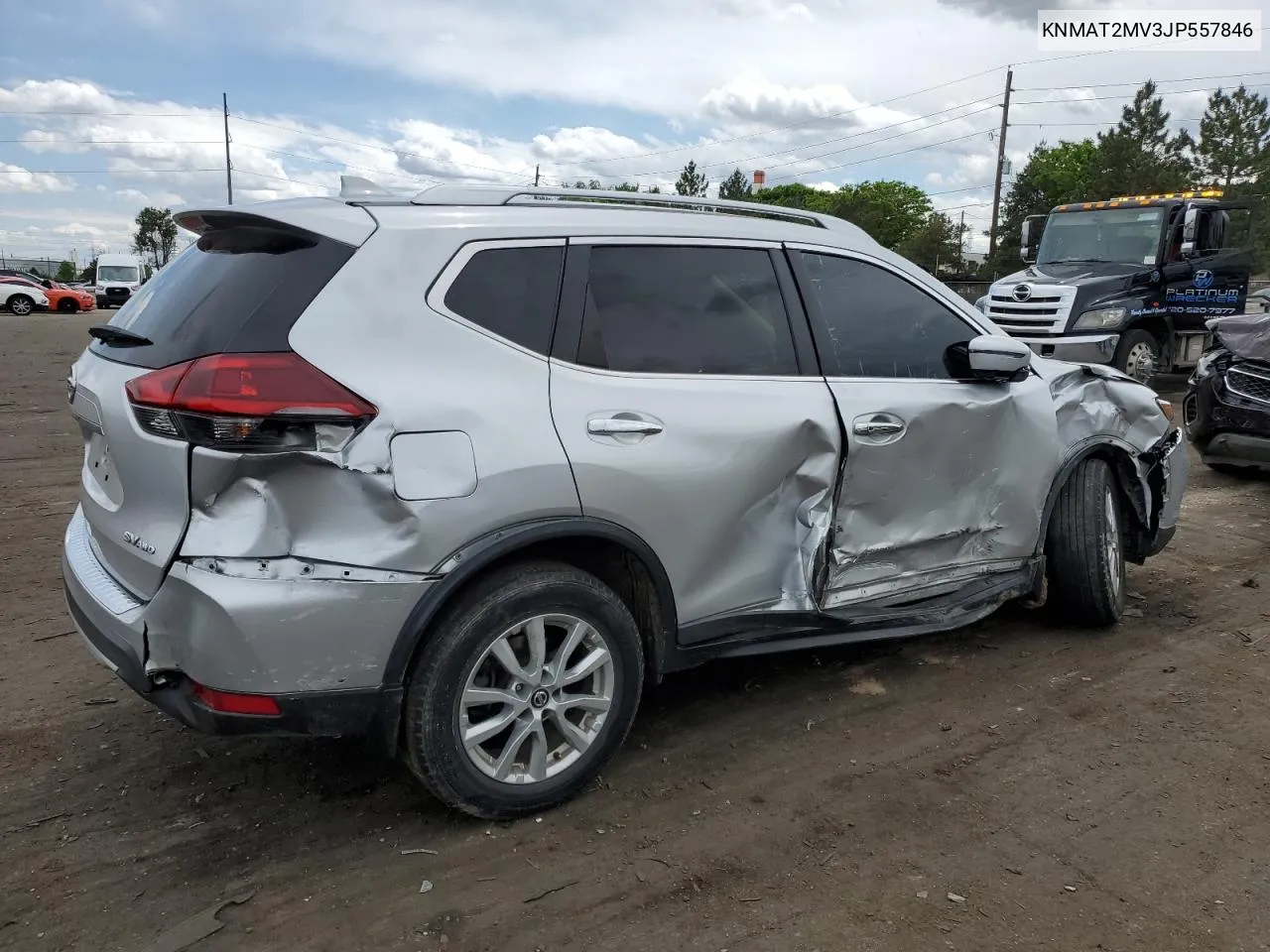 2018 Nissan Rogue S VIN: KNMAT2MV3JP557846 Lot: 55905524