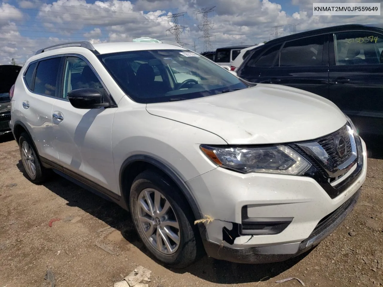 2018 Nissan Rogue S VIN: KNMAT2MV0JP559649 Lot: 56218344