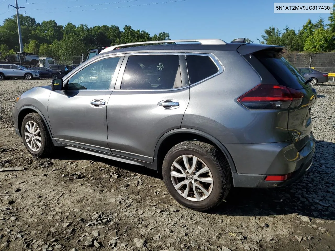 2018 Nissan Rogue S VIN: 5N1AT2MV9JC817430 Lot: 56462034