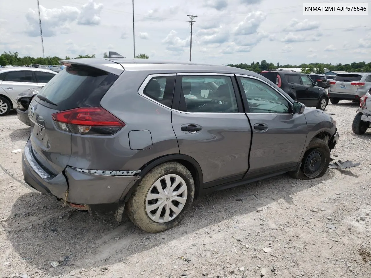 2018 Nissan Rogue S VIN: KNMAT2MT4JP576646 Lot: 56810884