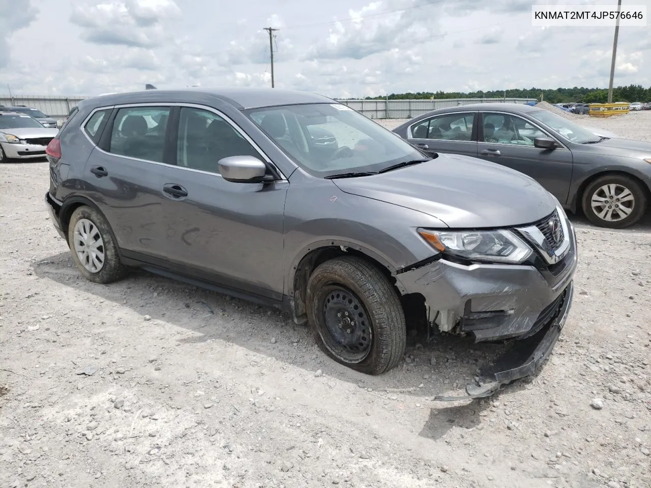 2018 Nissan Rogue S VIN: KNMAT2MT4JP576646 Lot: 56810884