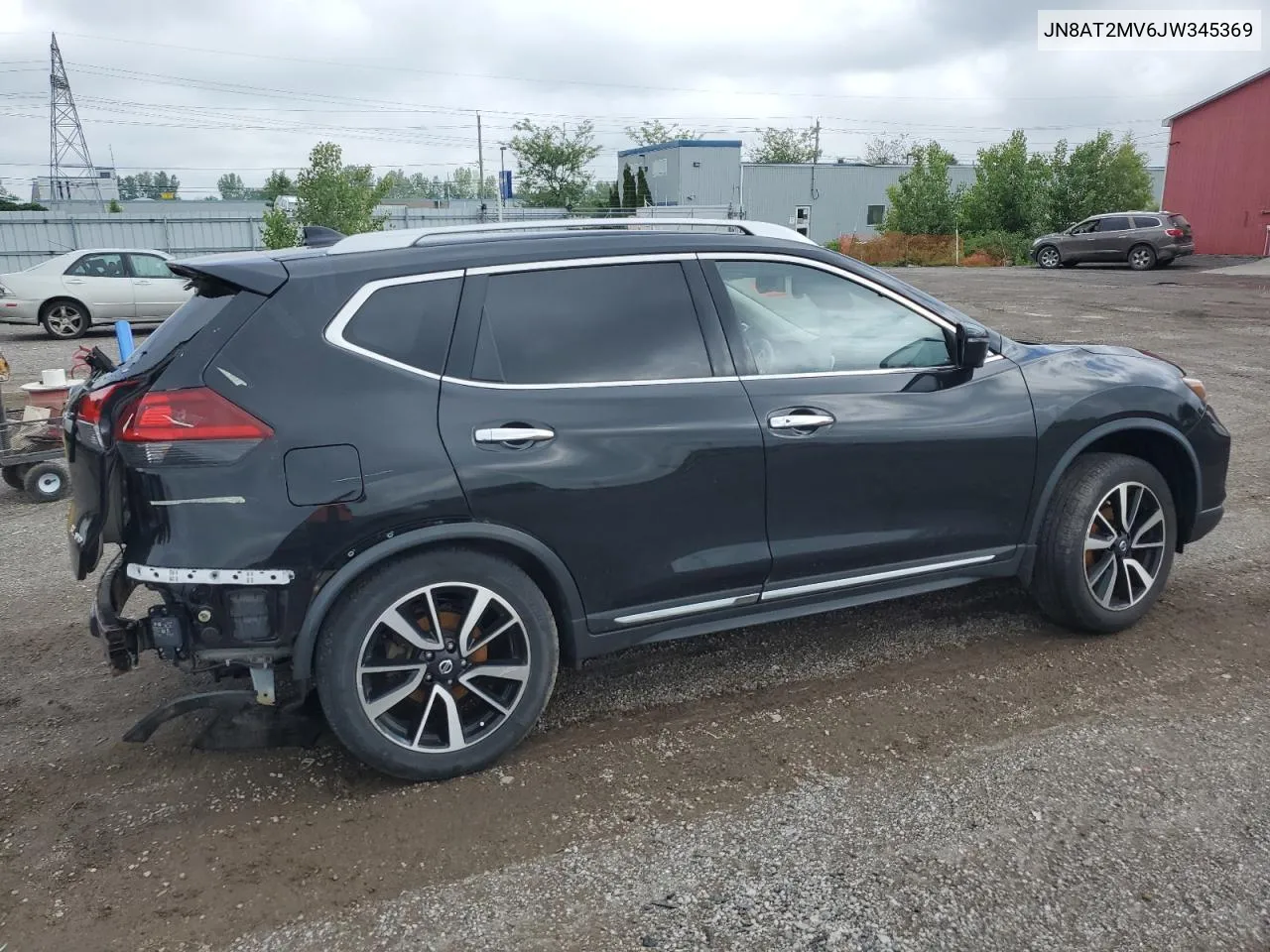 2018 Nissan Rogue S VIN: JN8AT2MV6JW345369 Lot: 56847404