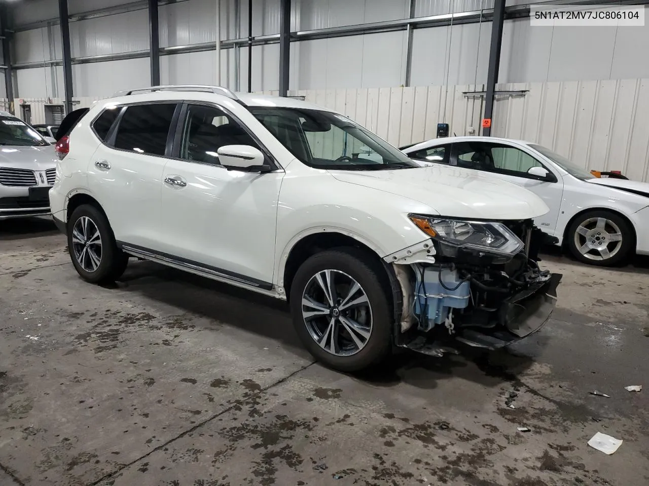 2018 Nissan Rogue S VIN: 5N1AT2MV7JC806104 Lot: 57104354