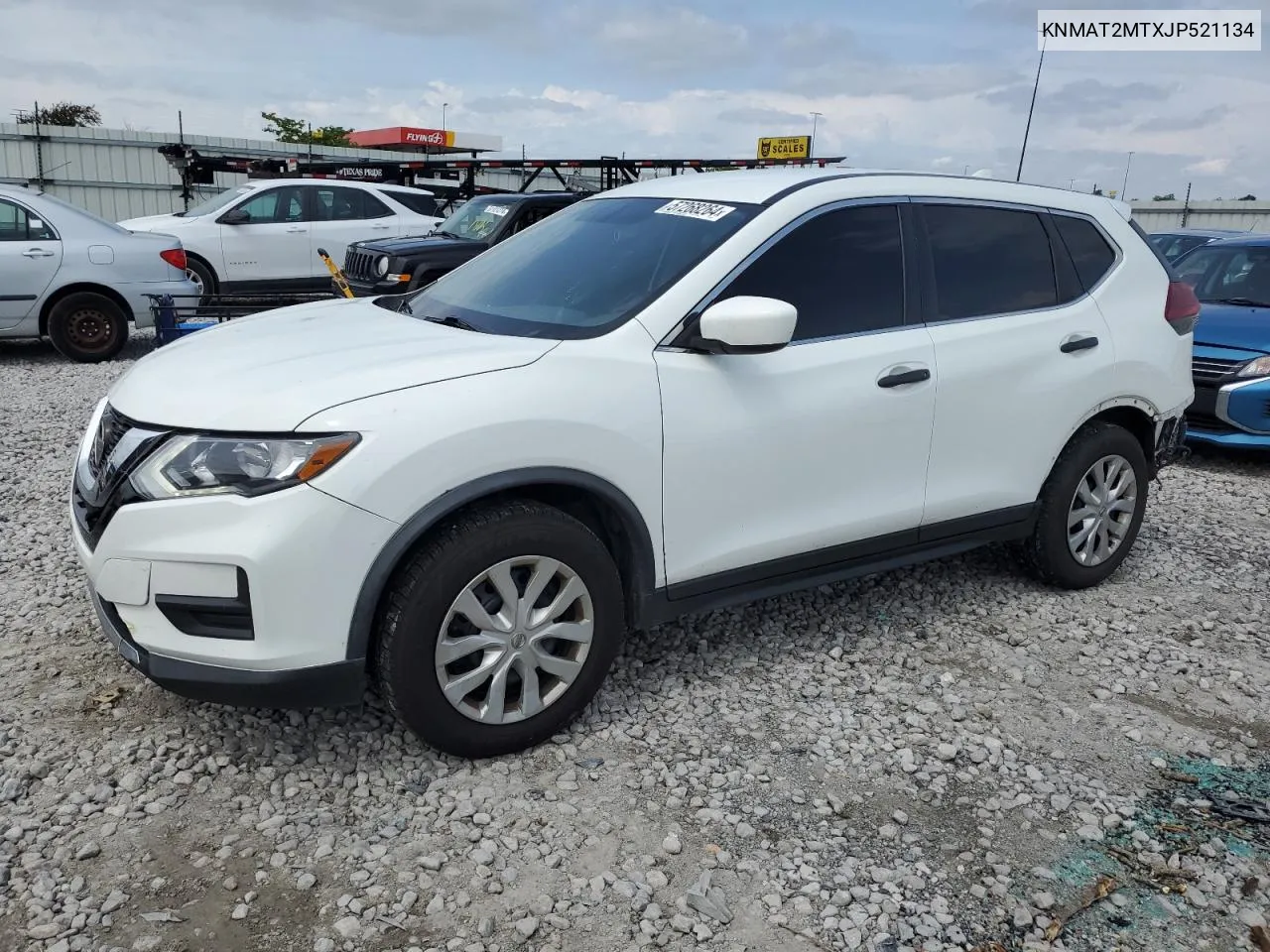 2018 Nissan Rogue S VIN: KNMAT2MTXJP521134 Lot: 57268264