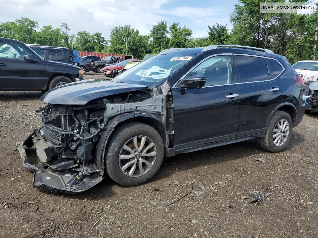 2018 Nissan Rogue S VIN: JN8AT2MV8JW319145 Lot: 57640144