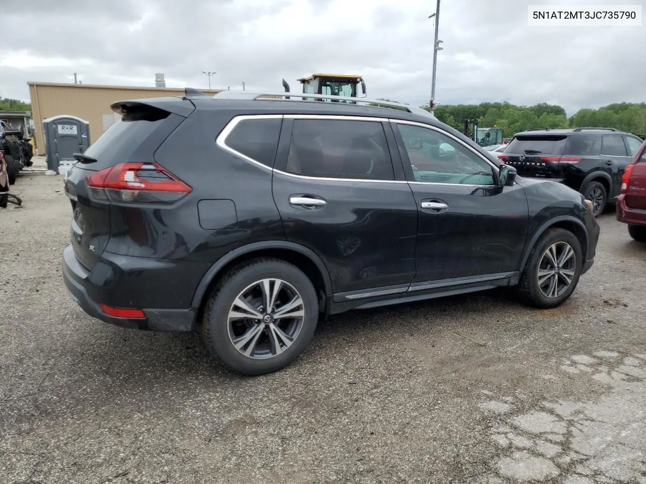 2018 Nissan Rogue S VIN: 5N1AT2MT3JC735790 Lot: 57818494