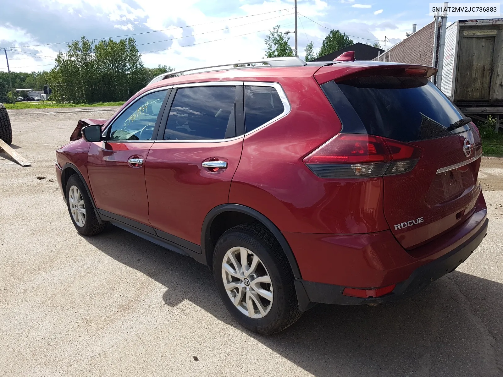 2018 Nissan Rogue S VIN: 5N1AT2MV2JC736883 Lot: 57901784