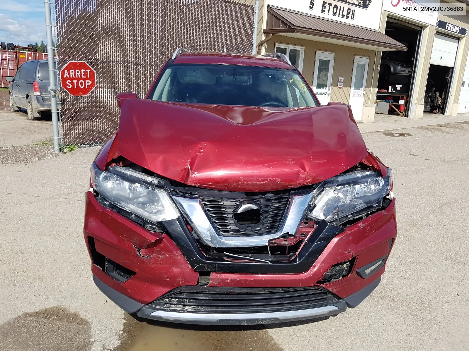 2018 Nissan Rogue S VIN: 5N1AT2MV2JC736883 Lot: 57901784