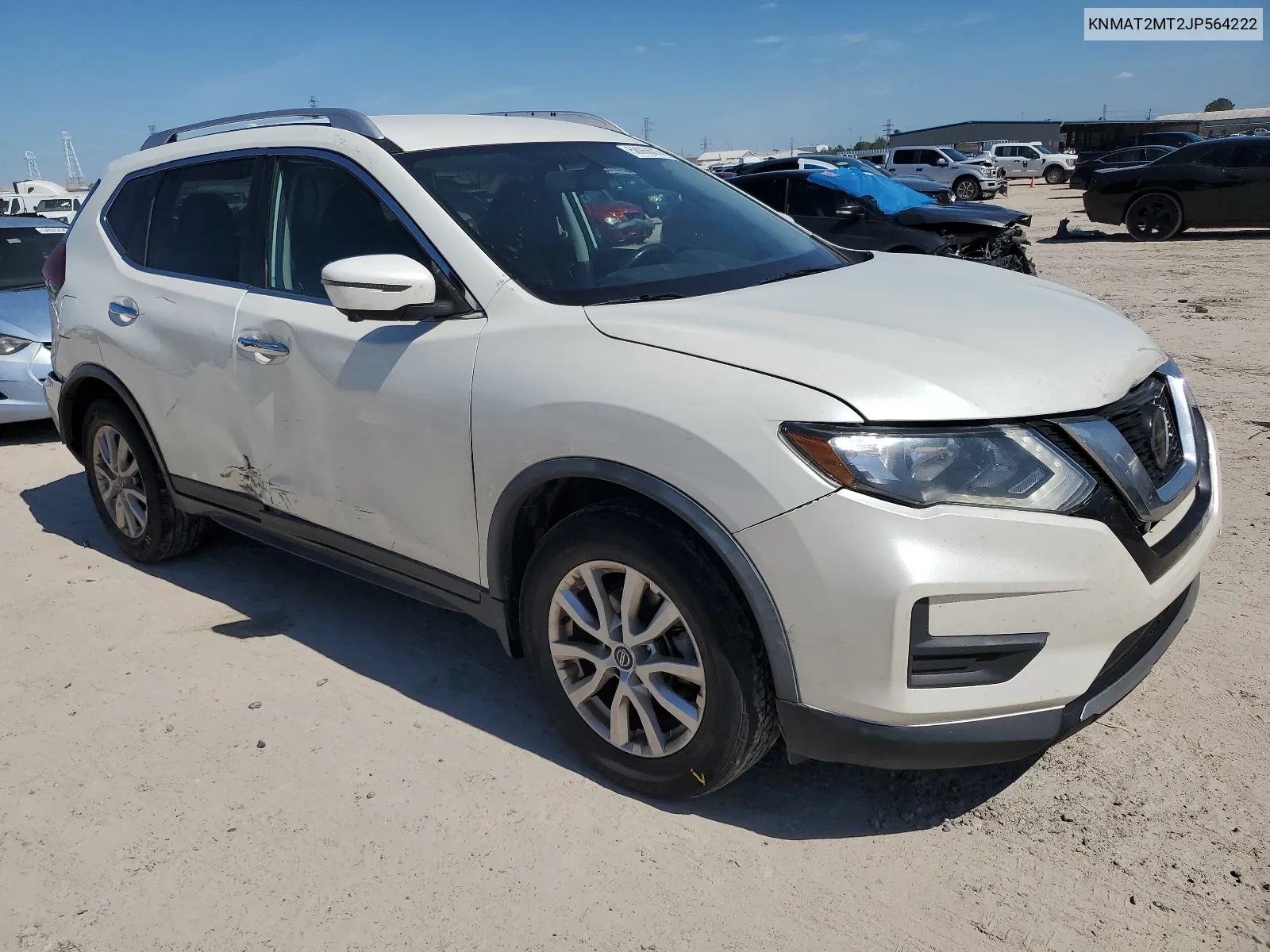 2018 Nissan Rogue S VIN: KNMAT2MT2JP564222 Lot: 58068014