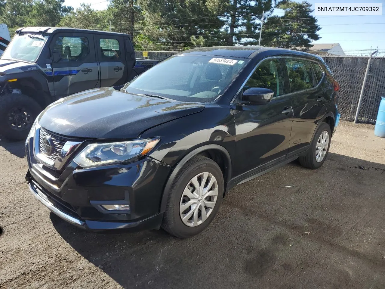 2018 Nissan Rogue S VIN: 5N1AT2MT4JC709392 Lot: 58639424