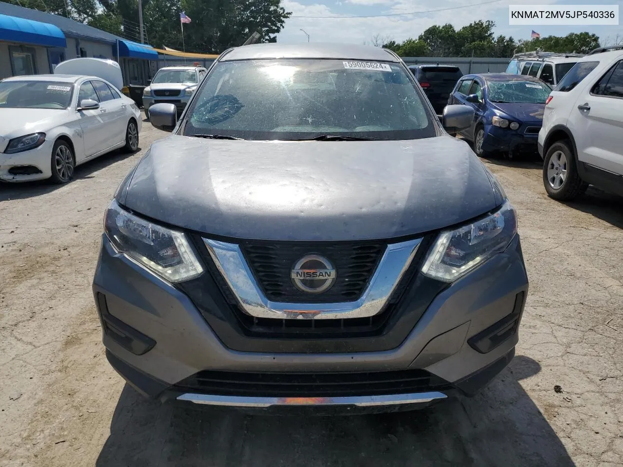 2018 Nissan Rogue S VIN: KNMAT2MV5JP540336 Lot: 59005624