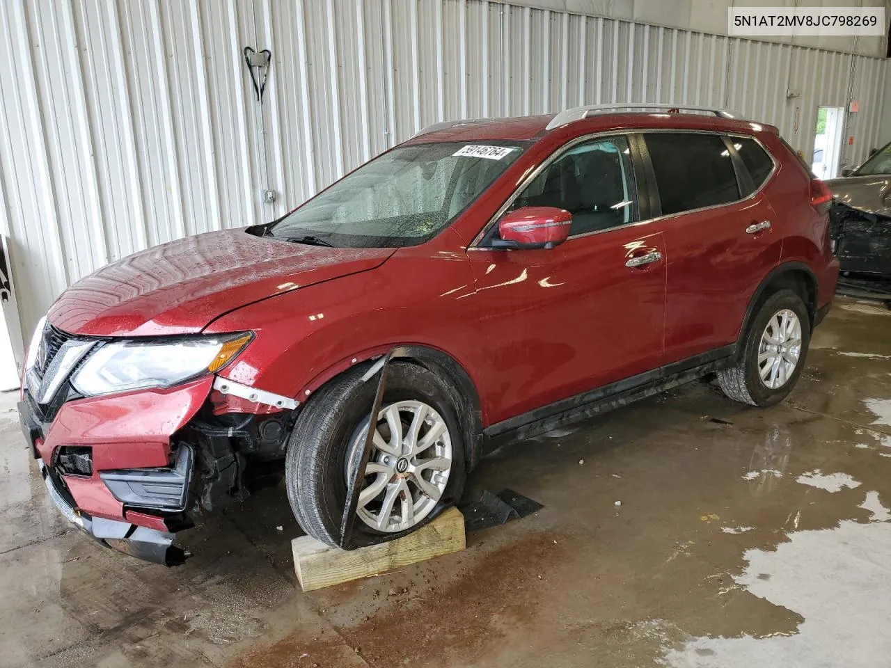 2018 Nissan Rogue S VIN: 5N1AT2MV8JC798269 Lot: 59146764