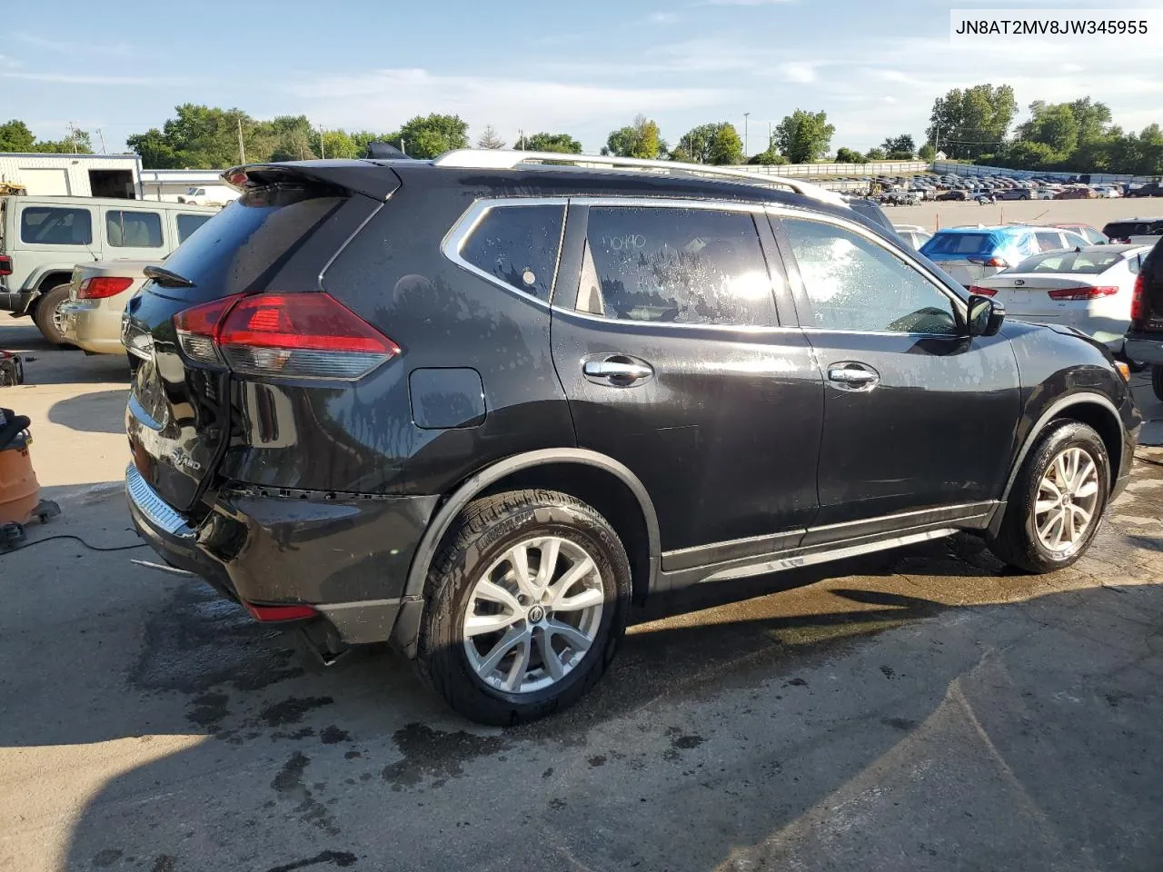 2018 Nissan Rogue S VIN: JN8AT2MV8JW345955 Lot: 59287184