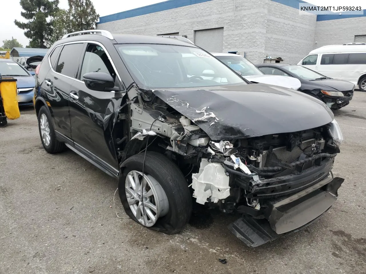 2018 Nissan Rogue S VIN: KNMAT2MT1JP593243 Lot: 59439854